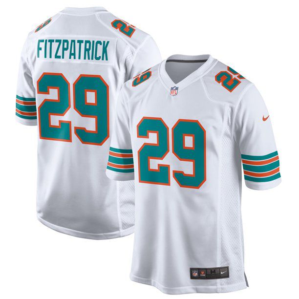 Men Miami Dolphins #29 Minkah Fitzpatrick Nike White Alternate Game NFL Jersey